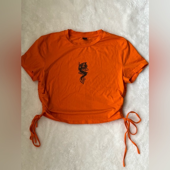 Orange crop top - Picture 1 of 2